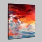 Hand Painted Modern Abstract Landscape Oil Painting On Canvas Wall Art Picture For Home Decoration