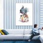 Oil Paintings Abstract Style Canvas Material With Wooden Stretcher Ready To Hang Size60*90CM and
