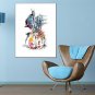 Oil Paintings Abstract Style Canvas Material With Wooden Stretcher Ready To Hang Size60*90CM and