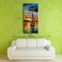 Large Size Hand Painted Modern Abstract Landscape Oil Paintings On Canvas Wall Art With Stretched
