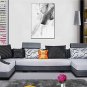 Oil Paintings Abstract Style Canvas Material With Wooden Stretcher Ready To Hang Size60*90CM and 5