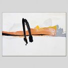 Oil Paintings Abstract Style Canvas Material With Wooden Stretcher Ready To Hang Size55*85CM.