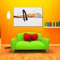 Oil Paintings Abstract Style Canvas Material With Wooden Stretcher Ready To Hang Size55*85CM.