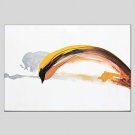 Oil Paintings Abstract Style Canvas Material With Wooden Stretcher Ready To Hang Size55*85CM.