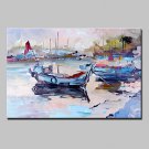 Hand Painted Landscape Oil Painting On Canvas Abstract Wall Art Picture For Home Decoration With S