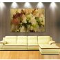 Oil Paintings Abstract Style Canvas Material With Wooden Stretcher Ready To Hang Size 60*90 CM .