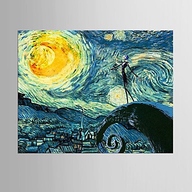 Hand-Painted Abstract Horizontal,Modern Classic One Panel Canvas Oil Painting For Home Decoration