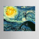 Hand-Painted Abstract Horizontal,Modern Classic One Panel Canvas Oil Painting For Home Decoration