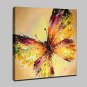 Lager Hand Painted Modern Butterfly Oil Painting On Canvas Wall Art Picture For Home Whit Frame Re