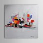 Hand-Painted Abstract One Panel Canvas Oil Painting For Home Decoration