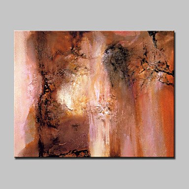 Large Hand-Painted Abstract Fantasy Modern Oil Painting On Canvas One Panel With Frame Ready To Ha