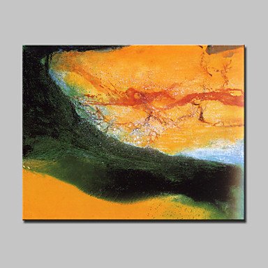 Large Hand-Painted Abstract Fantasy Modern Oil Painting On Canvas One Panel With Frame Ready To Ha
