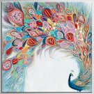 Hand-Painted Abstract / Animal 100% Hang-Painted Oil Painting,Modern / Classic One Panel Canvas Oi