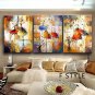 Hand-Painted Ballet Dancer Canvas Painting Art Oil Painting on Canvas 3pcs/set No Frame