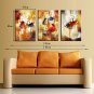 Hand-Painted Ballet Dancer Canvas Painting Art Oil Painting on Canvas 3pcs/set No Frame