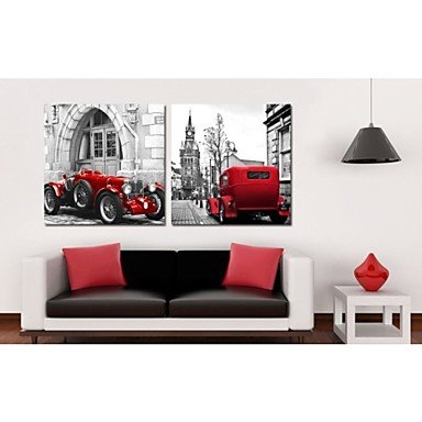 Prints Poster Car Home Modern Painting Wall Pictures Print On Canvas  4pcs/set (Without Frame)