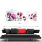 Prints Poster Purple Pink Blue Flower Art  Home Decorative  Pictures Print On Canvas  3pcs/set (Wi
