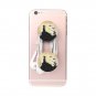 Wirzop Cell Phone Grips Black Cat Halloween Trick-or-treating Pop Out Grip Collapsible Expandable