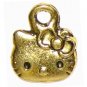 6 Gold Metal Sanrio Hello Kitty Charms - Cats
