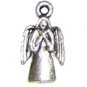 6 Antique Silver Angel Charms - Angels