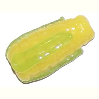 3 Glass Ears of Corn Beads