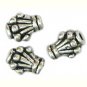 10 Antique Silver Balloon Bunch Beads