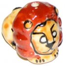 3 Ceramic Lion Beads - Lions