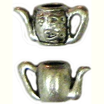 6 Antique Silver Pitcher Charms