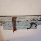 Wall mounted key or coat hook