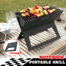 Portable Notebook Grill BBQ Foldable Folding Charcoal Camping Barbecue Picnic