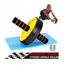 ABS Abdominal Exercise Wheel Gym Fitness Machine Body Strength Traning Roller