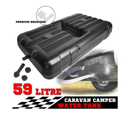 Caravan Camping Fresh Water Tank 59 Litres Underbody Trailer 4WD Motor 4x4 59L