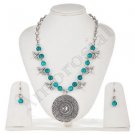 Oxidised White Metal Handcrafted Indian Ethnic Women Gypsy Necklace Jewelry 12