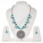 Oxidised White Metal Handcrafted Indian Ethnic Women Gypsy Necklace Jewelry 12