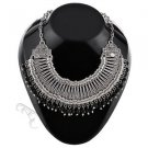Oxidised White Metal Handcrafted Indian Ethnic Women Gypsy Necklace Jewelry 10