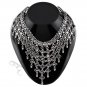 Oxidised White Metal Handcrafted Indian Ethnic Women Gypsy Necklace(AMB-CHOK-15)