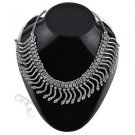 Oxidised White Metal Handcrafted Indian Ethnic Women Gypsy Necklace Jewelry 16