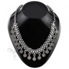 Oxidised White Metal Handcrafted Indian Ethnic Women Gypsy Necklace Jewelry 05