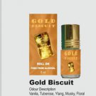 Ambrosial 8ml Gold Biscuit Attar 100% Natural Pure Perfume Oil