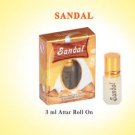 Al Nuaim Sandal 3ml Attar Perfume Oil Alcohol Free Natural by Ambrosial