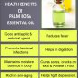 Ambrosial Palmarosa Essential Oil Pure Natural Organic Uncut Undiluted