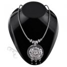 Oxidised White Metal Handcrafted Indian Ethnic Women Gypsy Necklace Jewellry 06