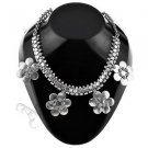 Oxidised White Metal Handcrafted Indian Ethnic Women Gypsy Necklace Jewelry 11
