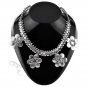 Oxidised White Metal Handcrafted Indian Ethnic Women Gypsy Necklace Jewelry 11