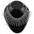 Oxidised White Metal Handcrafted Indian Ethnic Women Gypsy Necklace(AMB-CHOK-01)