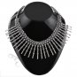 Oxidised White Metal Handcrafted Indian Ethnic Women Gypsy Necklace(AMB-CHOK-01)