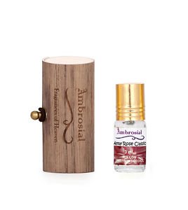Ambrosial Gift Set 3ml-1 Attar Rose 100% Natural Pure Perfume Oil