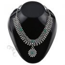 Oxidised White Metal Handcrafted Indian Ethnic Women Gypsy Necklace Jewelry 09