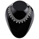 Oxidised White Metal Handcrafted Indian Ethnic Women Gypsy Necklace Jewelry 31