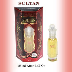Al Nuaim Sultan 25ml Attar Perfume Oil Alcohol Free Natural by Ambrosial